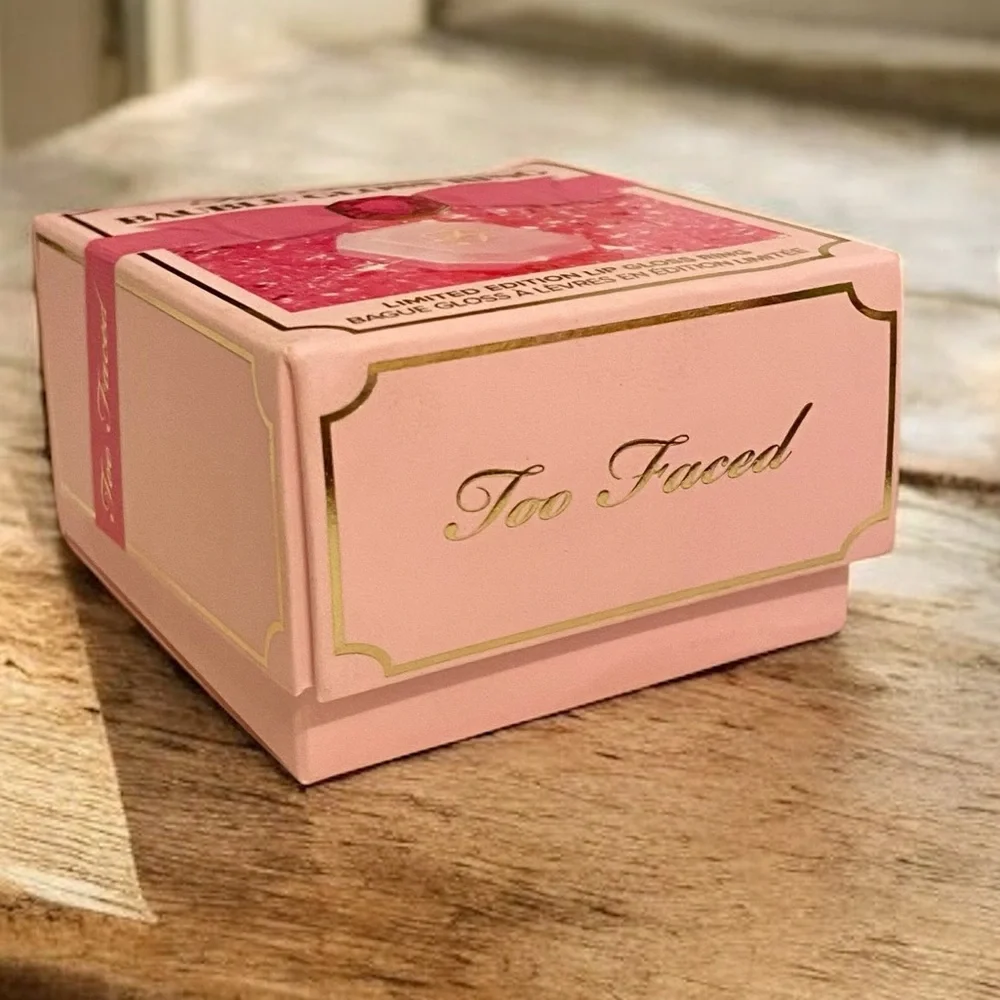 💎 Too Faced Limited Edition Lipgloss Bauble Gloss Ring Full-Size New In Box